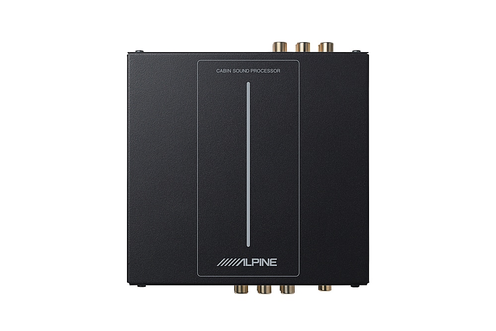 Front. Alpine - OPTIM 6 6-Channel Sound Processor with Automatic Sound Tuning - Black.