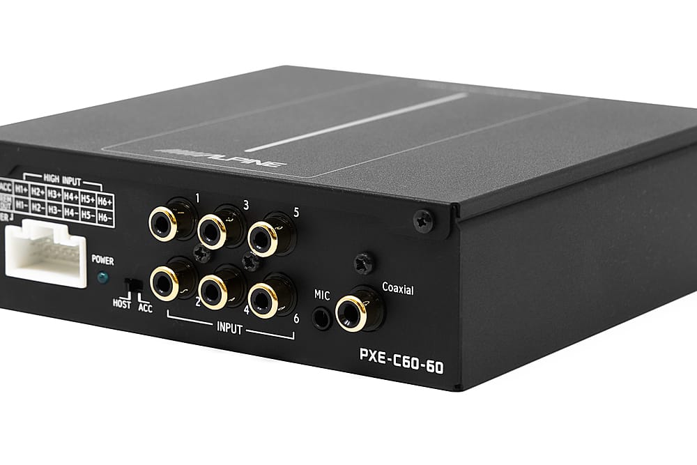 Alt View 11. Alpine - OPTIM 6 6-Channel Sound Processor with Automatic Sound Tuning - Black.