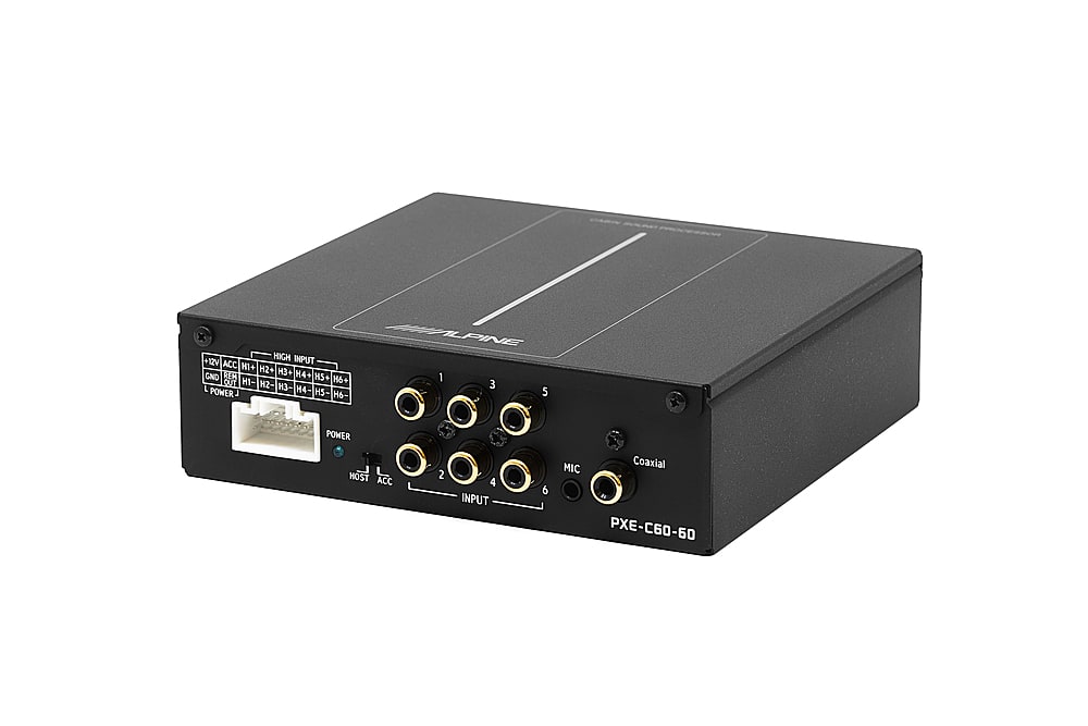 Alt View 13. Alpine - OPTIM 6 6-Channel Sound Processor with Automatic Sound Tuning - Black.