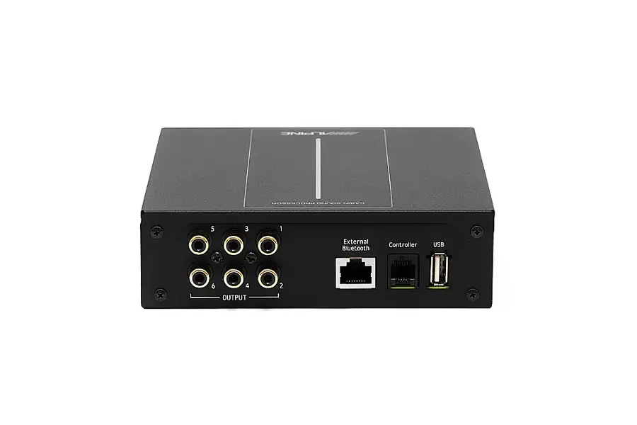 Alt View 14. Alpine - OPTIM 6 6-Channel Sound Processor with Automatic Sound Tuning - Black.