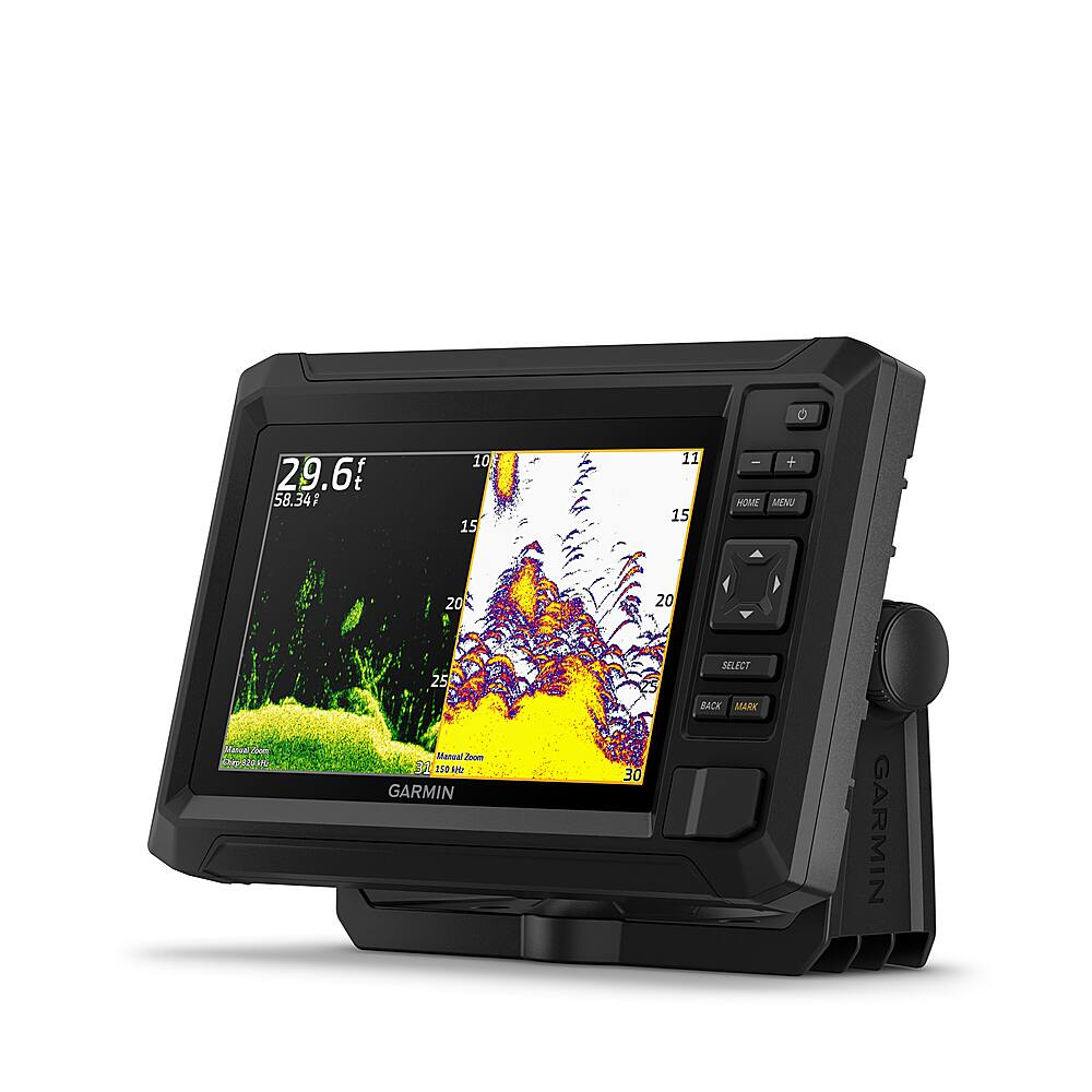 Garmin ECHOMAP Chartplotter GPS UHD2 74cv with transducer Black