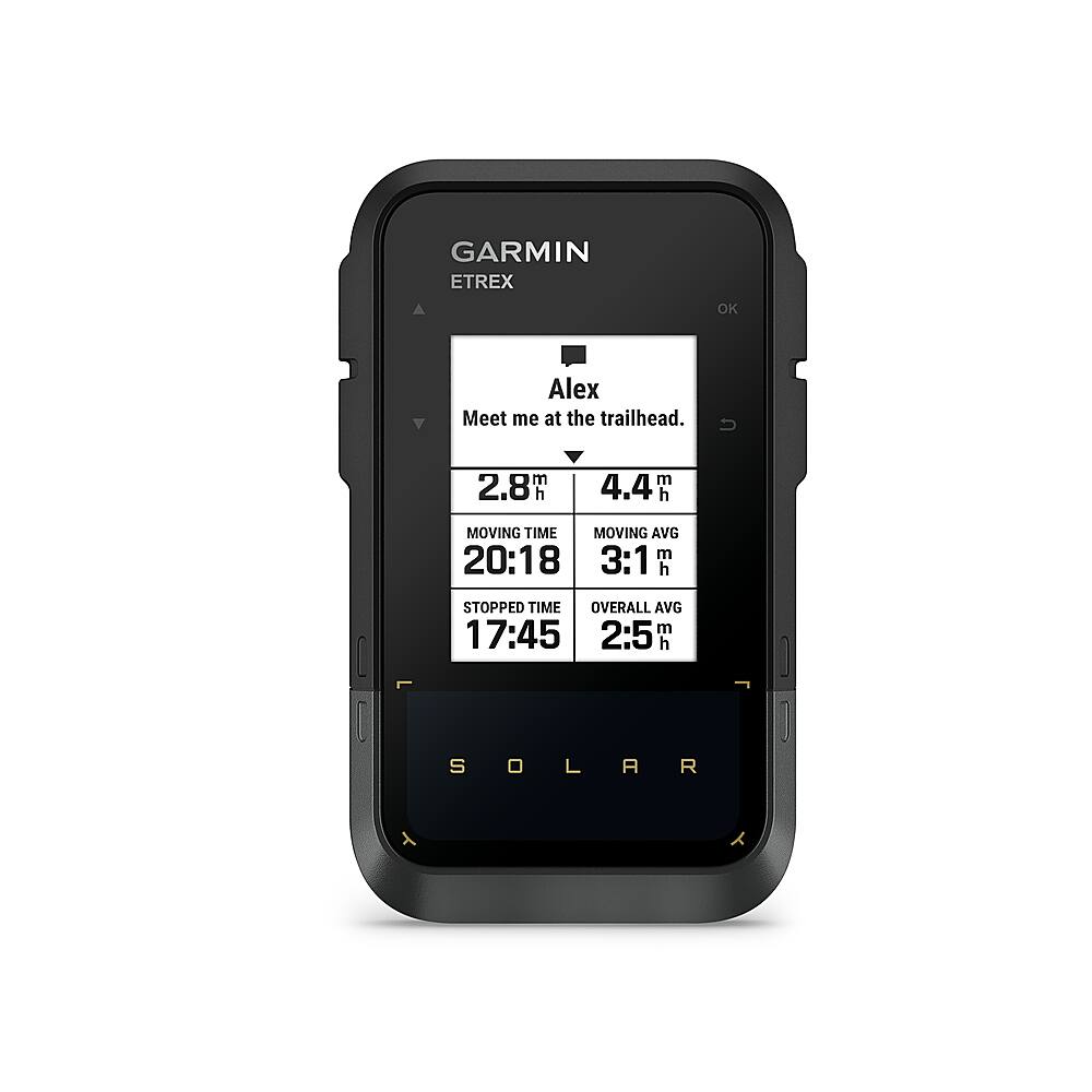 Alt View 11. Garmin - eTrex Solar 2.2" GPS - Black.