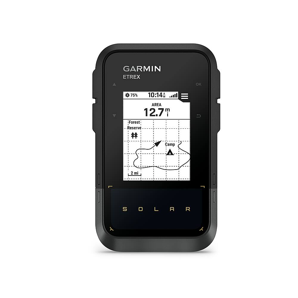 Alt View 12. Garmin - eTrex Solar 2.2" GPS - Black.