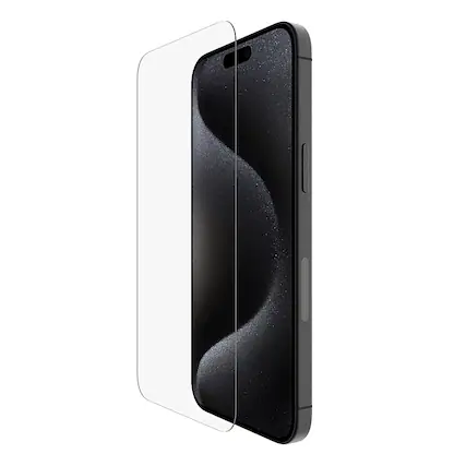 Angle. Belkin - ScreenForce™iPhone 15 Pro Max UltraGlass 2 Screen Protector - Clear.