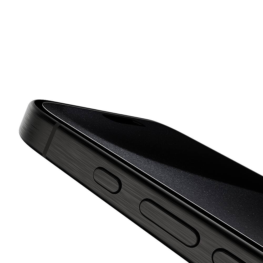 Alt View 11. Belkin - ScreenForceiPhone 15 Pro Max Privacy Screen Protector - Black.