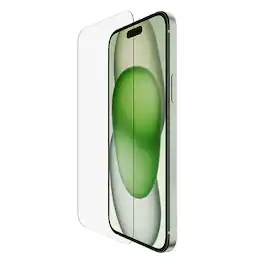Belkin - ScreenForce UltraGlass 2 for iPhone 16 Plus, 15 Plus, and 14 Pro Max with EZ Align Tray - Clear
