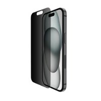 Belkin - ScreenForceiPhone 15/14 Pro Privacy Screen Protector - Black - Angle_Zoom
