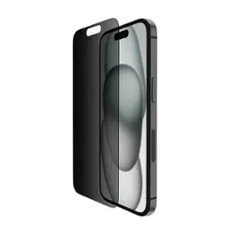 Belkin - ScreenForce iPhone 15/14 Pro Privacy Screen Protector - Black