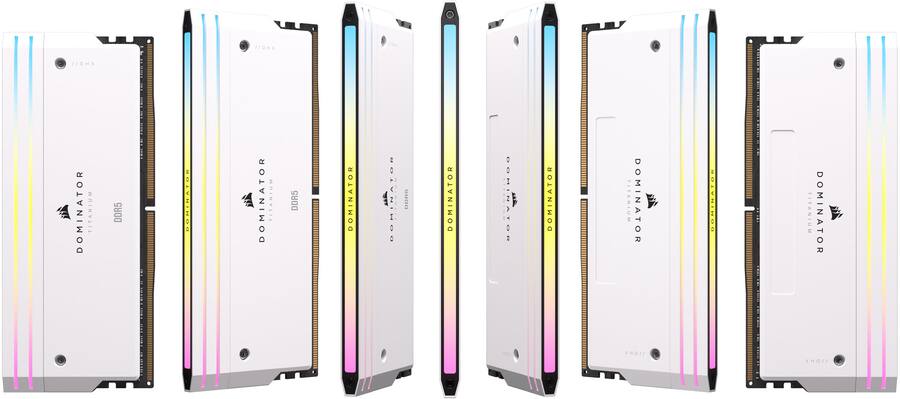 CORSAIR DOMINATOR TITANIUM RGB 32GB (2x16GB) DDR5 7000MHz C34 CORSAIR DOMINATOR TITANIUM RGB 32GB (2x16GB) DDR5 7000MHz C34