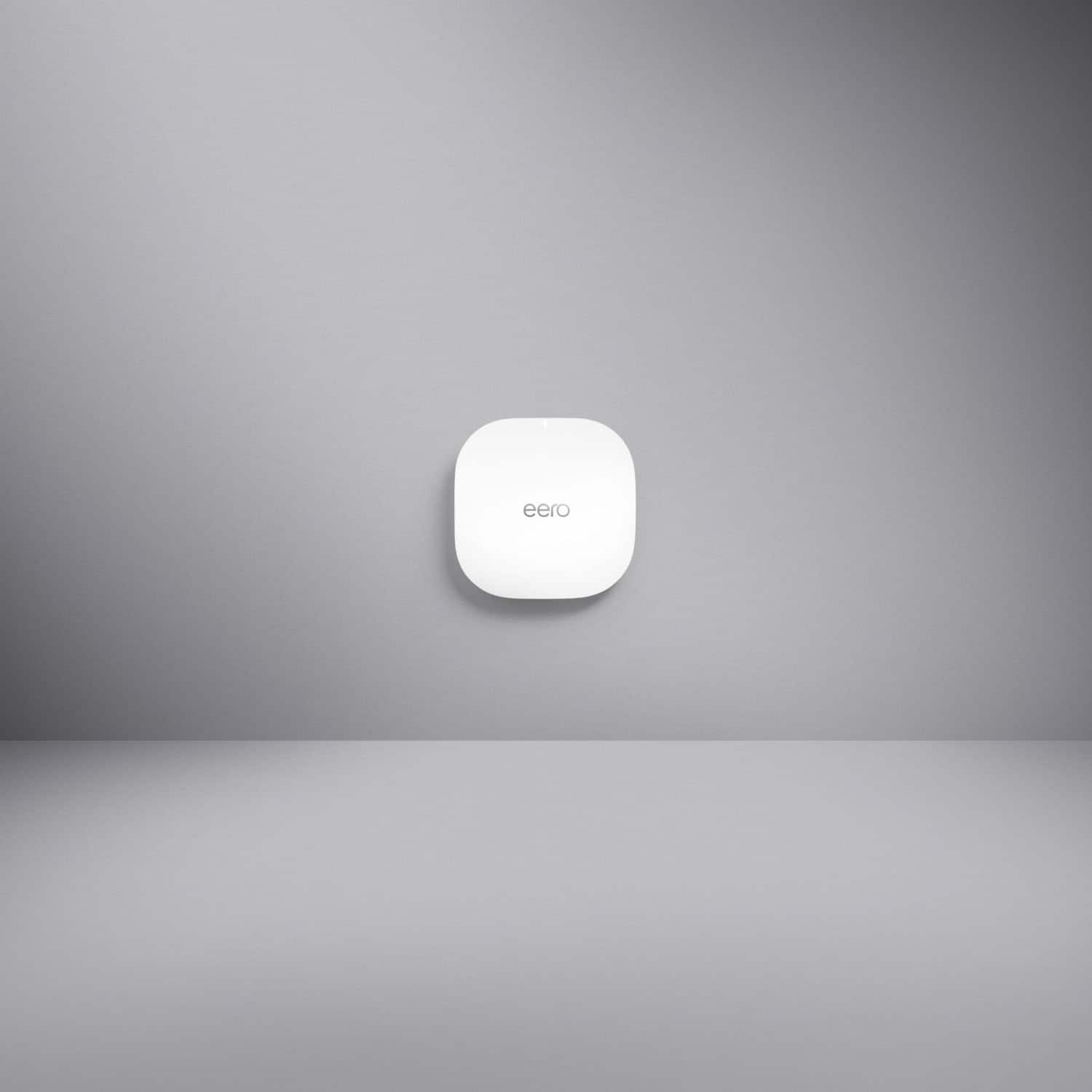 Suggested network topology: Professional installation recommended. Modem/Fiber ONT eero PoE Gateway m e PoE 6 e PoE 6 e PoE 6 eero Pro 6E.