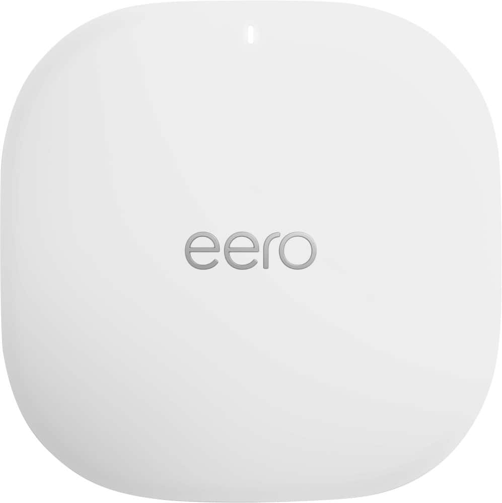 eero - PoE 6 Dual-band Mesh Wi-Fi 6 Mountable Access Point (1-pack) - White - Front_Zoom