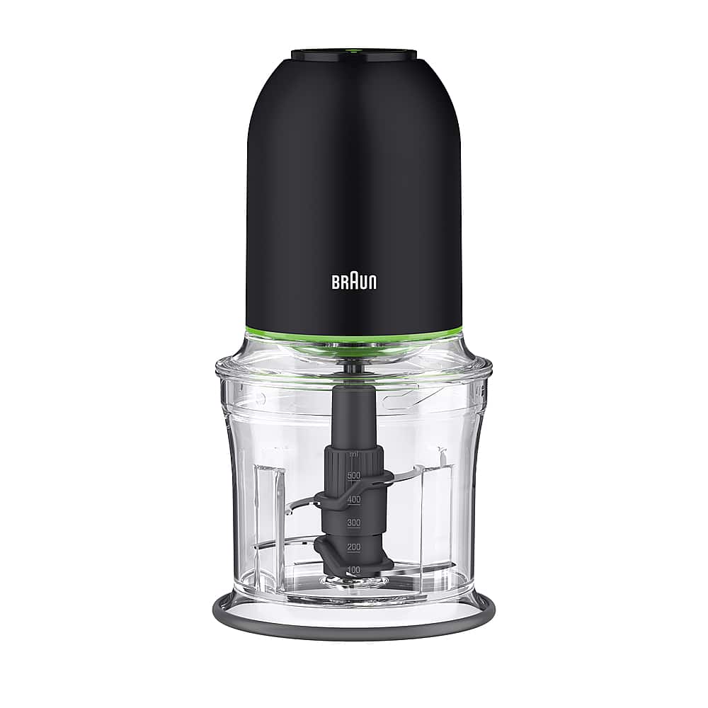 Braun - EasyPrep 4 Cup Chopper - Black - Front_Zoom