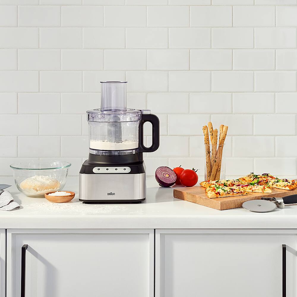 Alt View 11. Braun - Braun 8 Cup Food Processor - Silver.