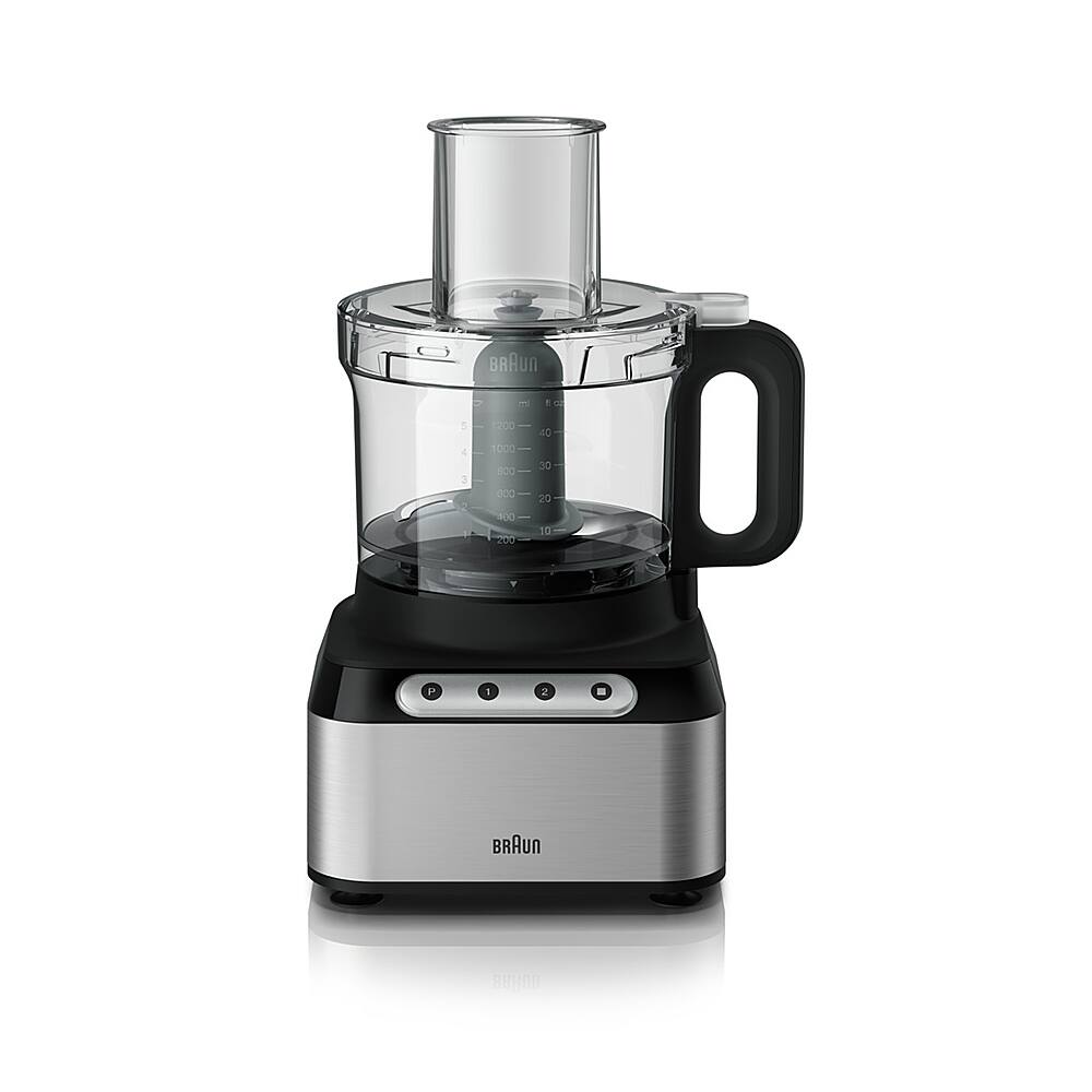 Alt View 1. Braun - Braun 8 Cup Food Processor - Silver.