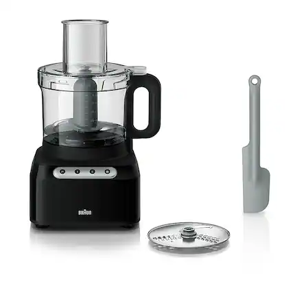 Front. Braun - Braun 8 Cup Food Processor - Black.