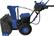 Left. Snow Joe - Snow Joe 96V 24in Dual Stage Cordless Brushless Electric Snow Blower (4 12Ah Batteries and 2 Chargers) - Black and Blue.