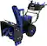 Angle. Snow Joe - Snow Joe 96V 24in Dual Stage Cordless Brushless Electric Snow Blower (4 12Ah Batteries and 2 Chargers) - Black and Blue.