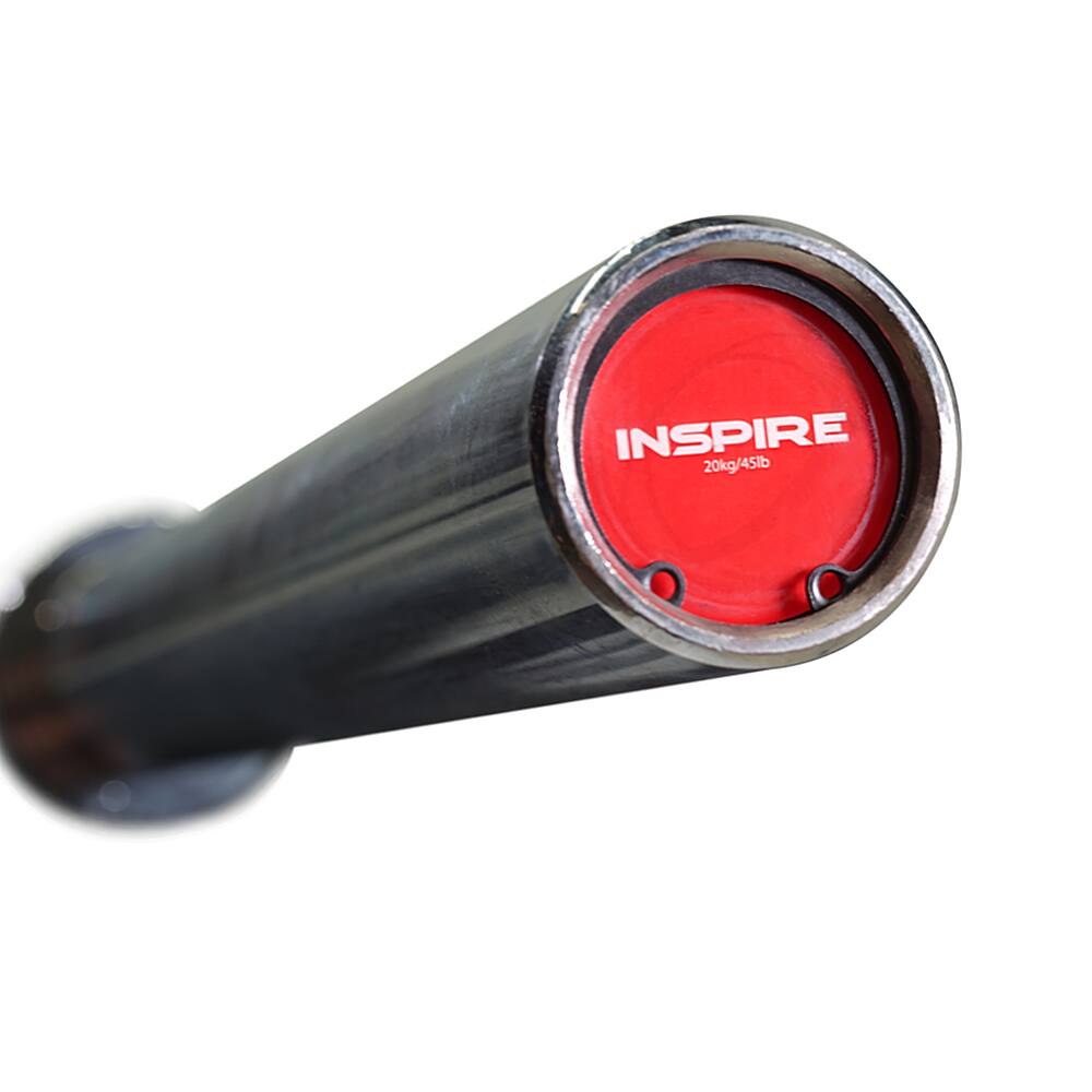 Inspire Fitness 7 FT Chrome Olympic Bar Black B7OLY - Best Buy