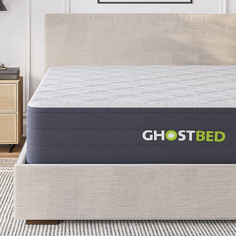 GhostBed 12” Hybrid Innerspring & Gel Memory Foam Mattress Twin XL ...