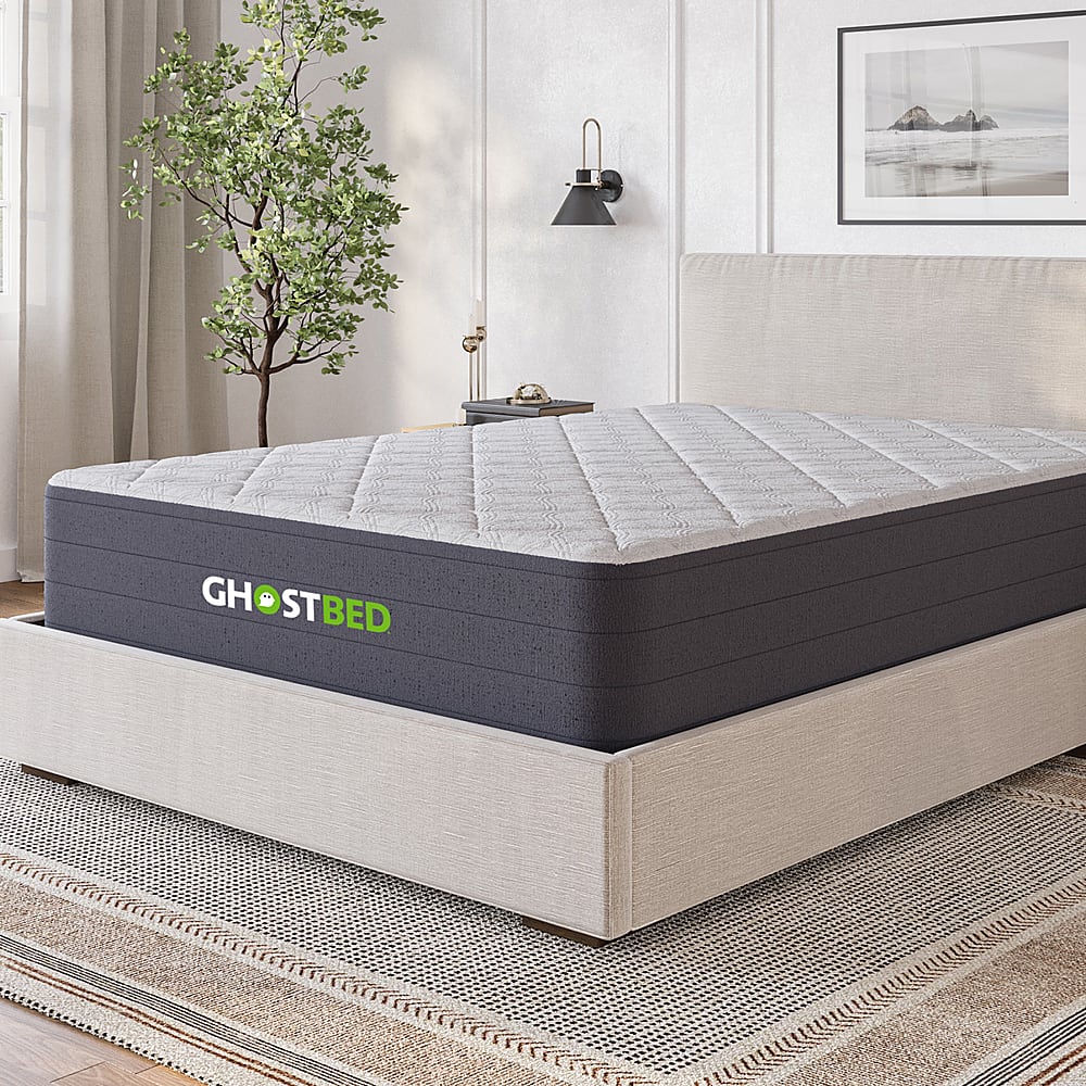 Best Buy GhostBed 12” Hybrid Innerspring & Gel Memory Foam Mattress