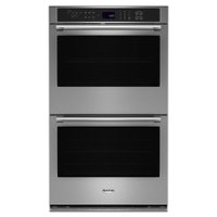 Maytag - 27" Built-In Electric Convection Double Wall Oven with Air Fry - Stainless Steel - Front_Zoom