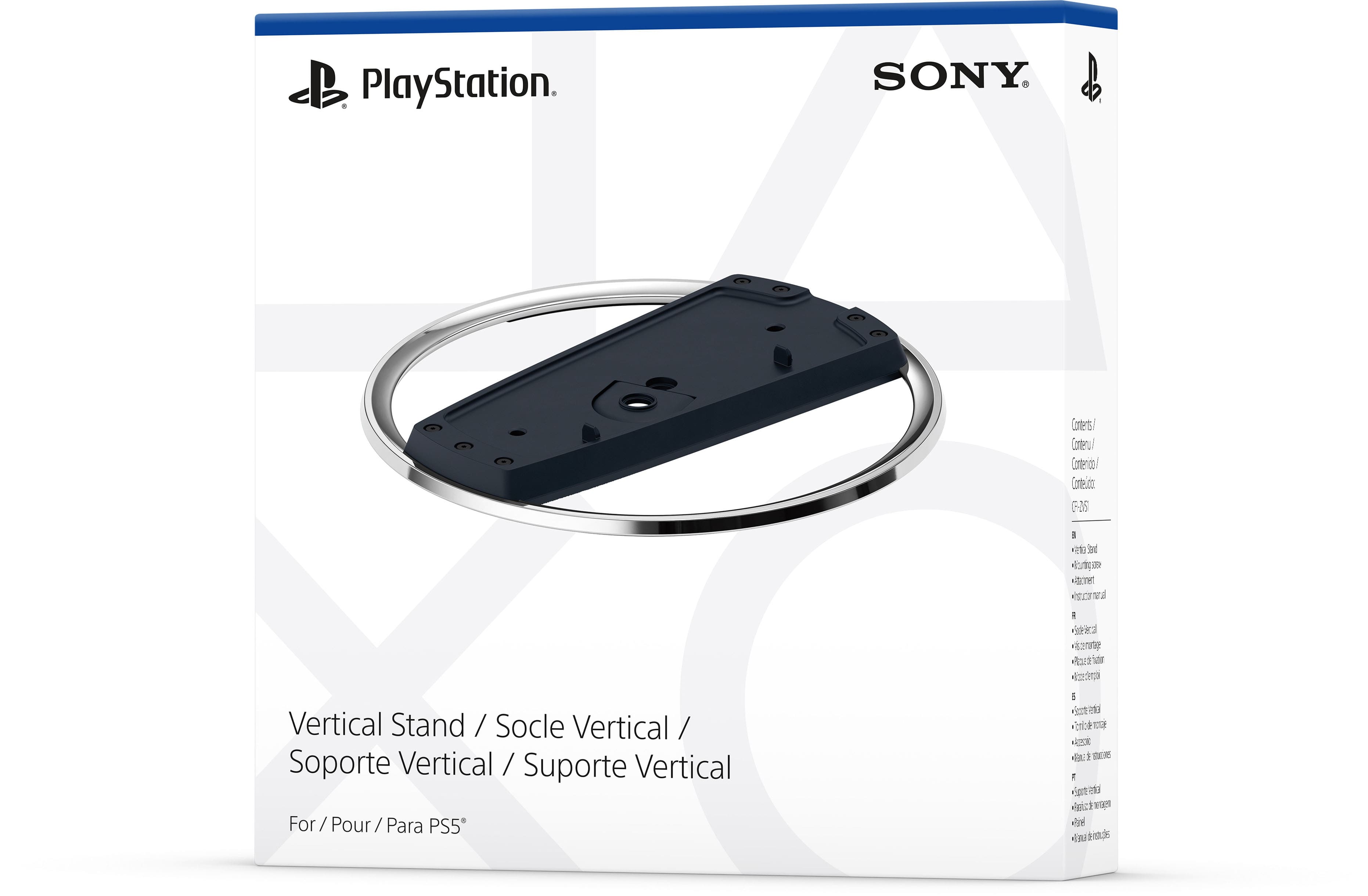 Back. Sony Interactive Entertainment - Vertical Stand For PS5 Consoles - Multi.
