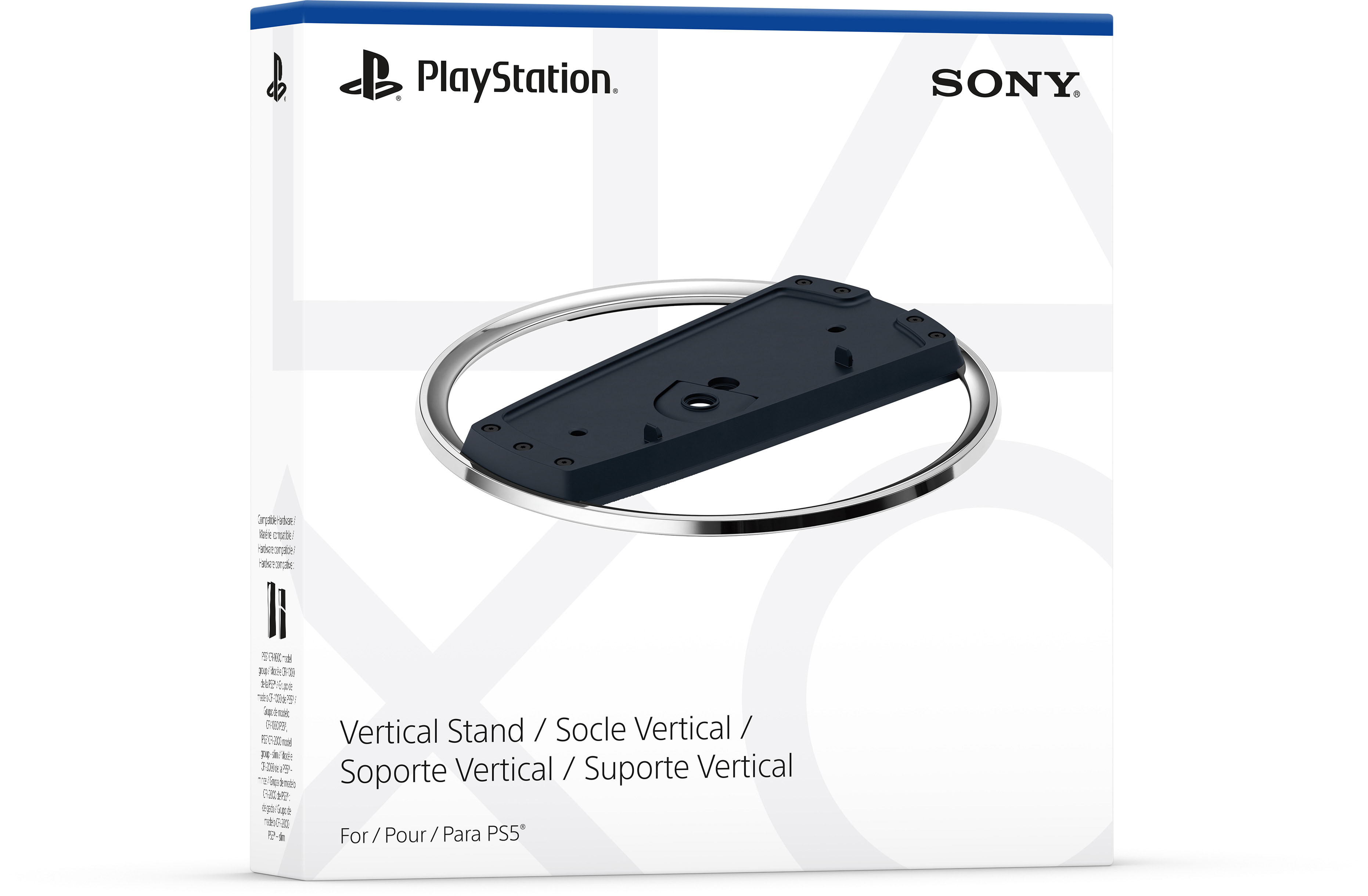 Left View: Sony Interactive Entertainment - Vertical Stand For PS5 Consoles - Multi