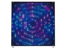 Twinkly Lightwall 1120 RGB LED 9' x 8.6' with Stand and Music Accessory - Black - Front_Zoom