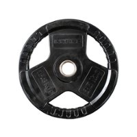 Inspire Fitness 35 LB Rubber Olympic Weight Plate - Black - Front_Zoom