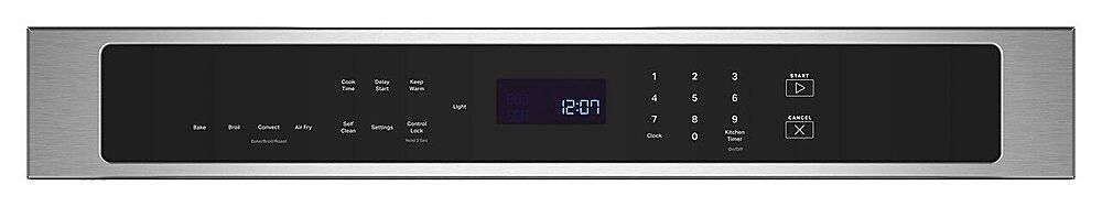 Alt View 14. Maytag - 27" Built-In Single Electric Convection Wall Oven with Air Fry - Stainless Steel.