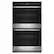 Front. Whirlpool - 30" Smart Built-In Electric Convection Double Wall Oven with Air Fry - Stainless Steel.