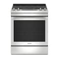 Maytag - 30 in. Wide 5 element 6.4 cu. ft. Slide-In Electric Range with Air Fry - Stainless Steel