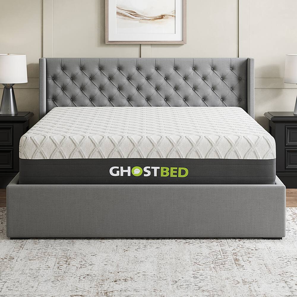 Best Buy GhostBed 14” Gel Memory Foam Mattress California King White