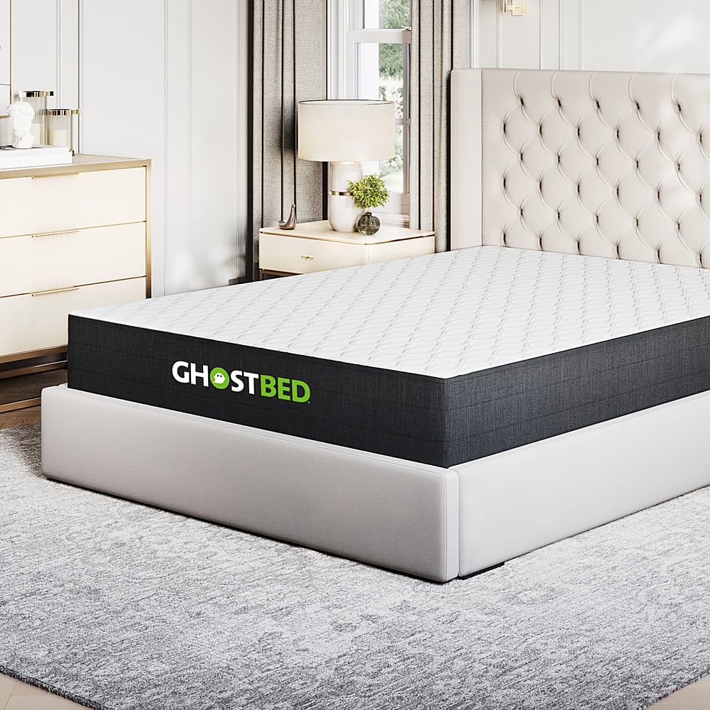 GhostBed 10” Gel Memory Foam Mattress King White GB10FP66 - Best Buy