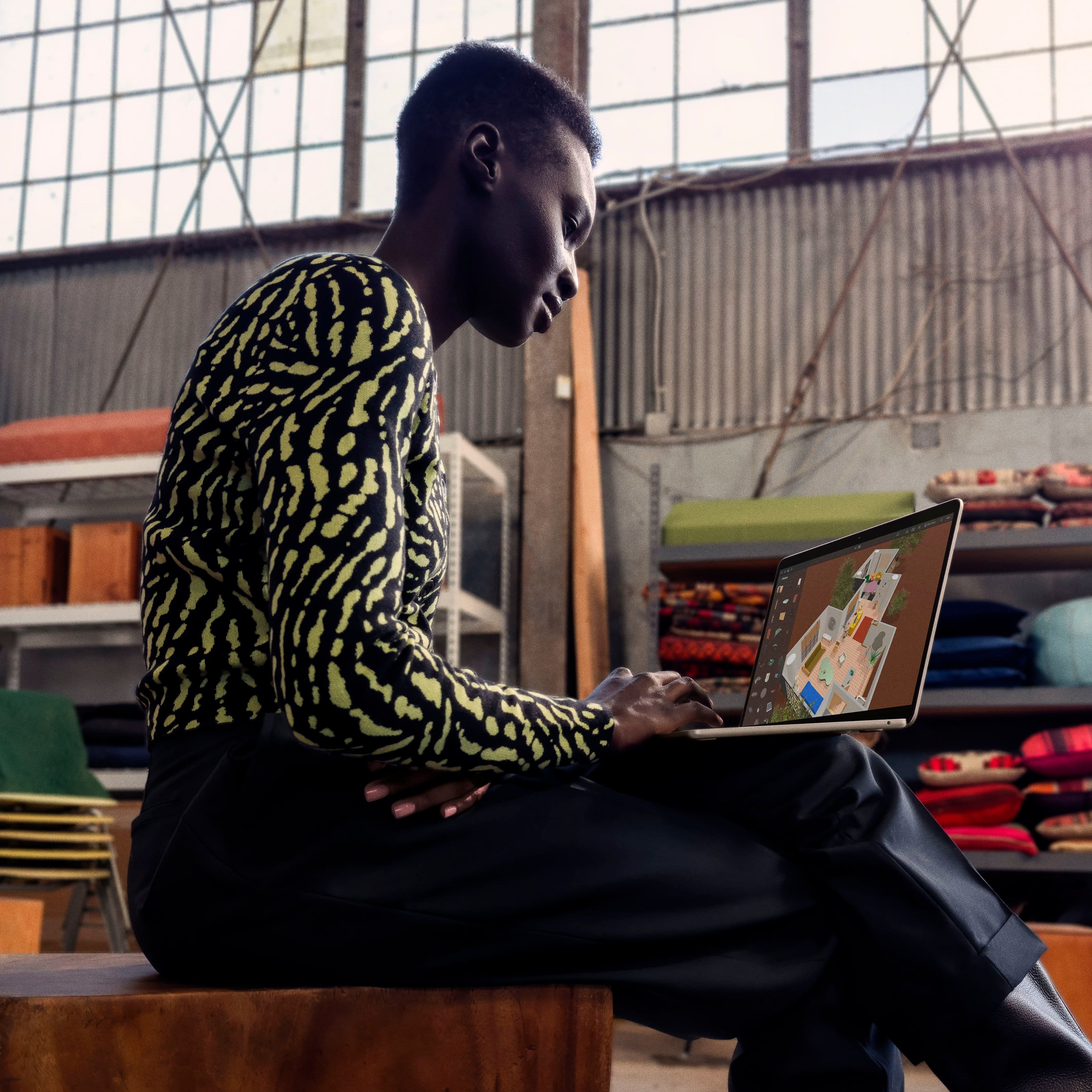 Alt View 10. Apple - MacBook Air 13-inch Laptop - M3 chip - 8GB Memory - 256GB SSD - Space Gray.