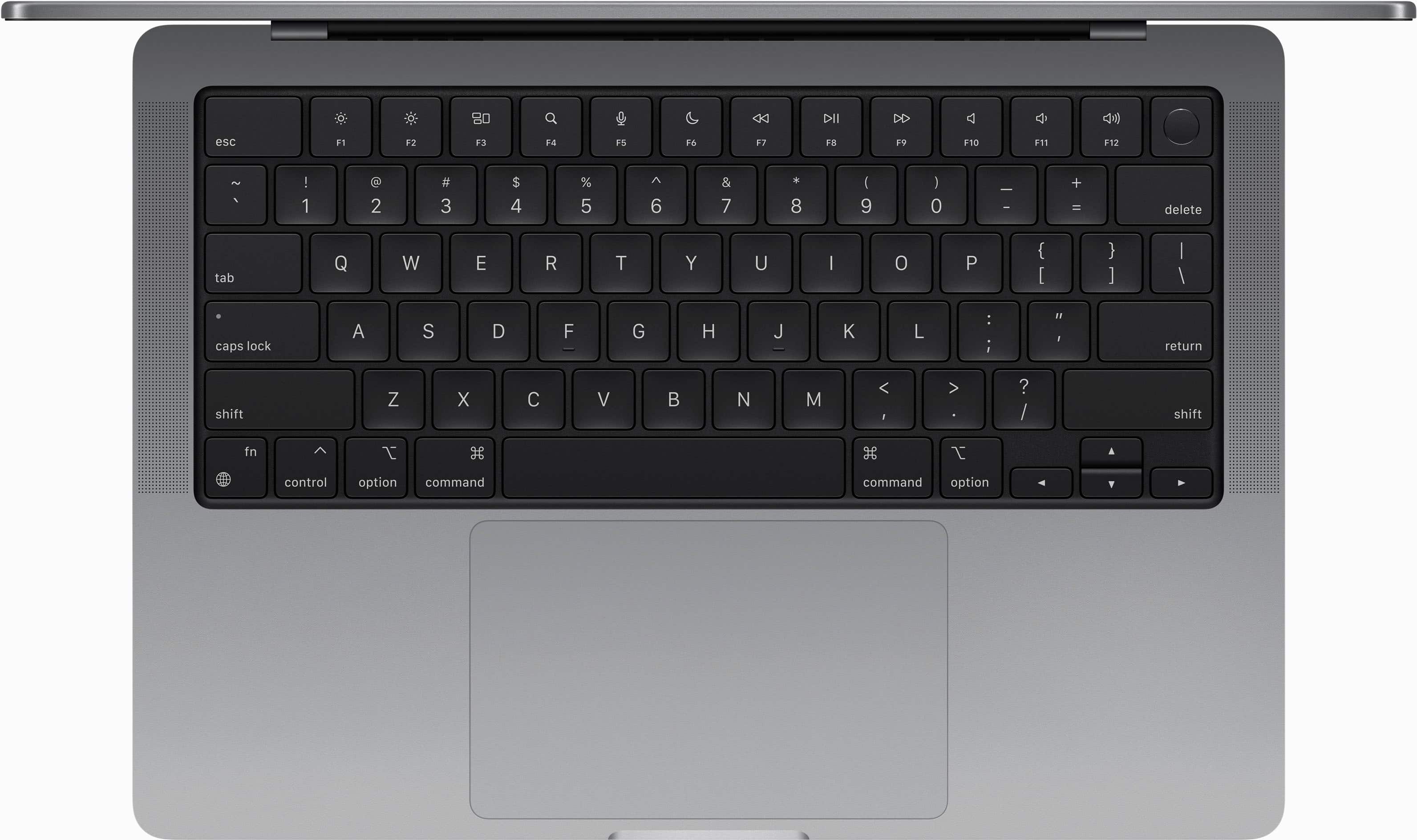 The image features a laptop computer with a black keyboard. The keyboard has a number pad and various keys, including letters, numbers, and function keys. The laptop is positioned on a flat surface, and the keyboard is the main focus of the image.