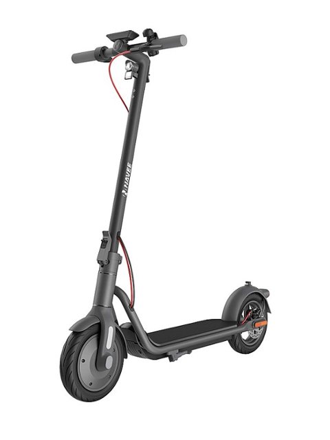 Front. NAVEE - V50 Electric Scooter w/31 mi Max Operating Range & 20 mph Max Speed - Black.