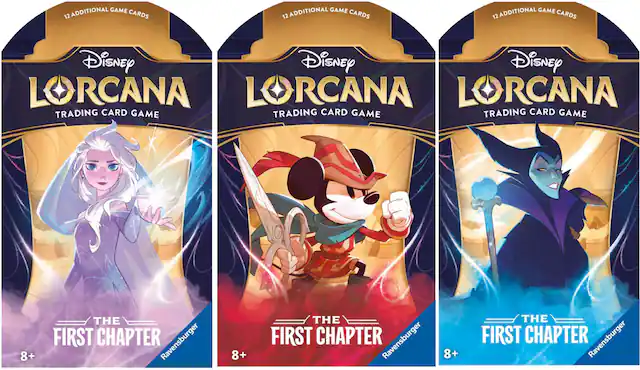 Front. Disney - Lorcana: The First Chapter - Sleeved Booster - Styles May Vary.
