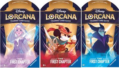 lorcana first chapter booster box msrp The Starter Blister Bundle Gift Set for TCG : Toys & Games The First Chapter is available as a foil card Disney Lorcana: The First Chapter