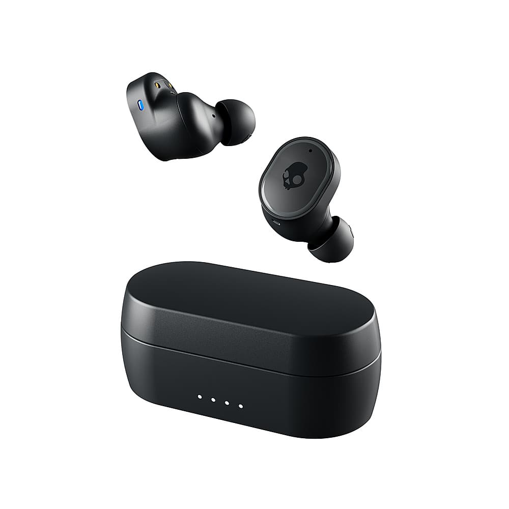 Front. Skullcandy - Sesh ANC Noise Canceling True Wireless Earbuds - Black.