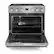 Alt View 1. Thor Kitchen - 6.0 Cu. Ft. Freestanding Electric Convection Range - Silver.