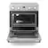 Alt View 1. Thor Kitchen - 4.8 Cu. Ft. Freestanding Electric Convection Range - Silver.