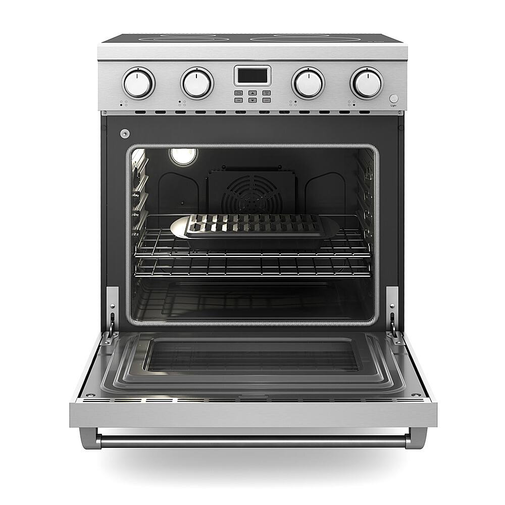 Alt View 1. Thor Kitchen - 4.8 Cu. Ft. Freestanding Electric Convection Range - Silver.