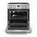 Alt View 2. Thor Kitchen - 4.8 Cu. Ft. Freestanding LP Gas Convection Range - Stainless Steel.