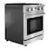 Left. Thor Kitchen - 4.8 Cu. Ft. Freestanding LP Gas Convection Range - Stainless Steel.