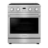 Front. Thor Kitchen - 4.8 Cu. Ft. Freestanding Gas Convection Range - Stainless Steel.