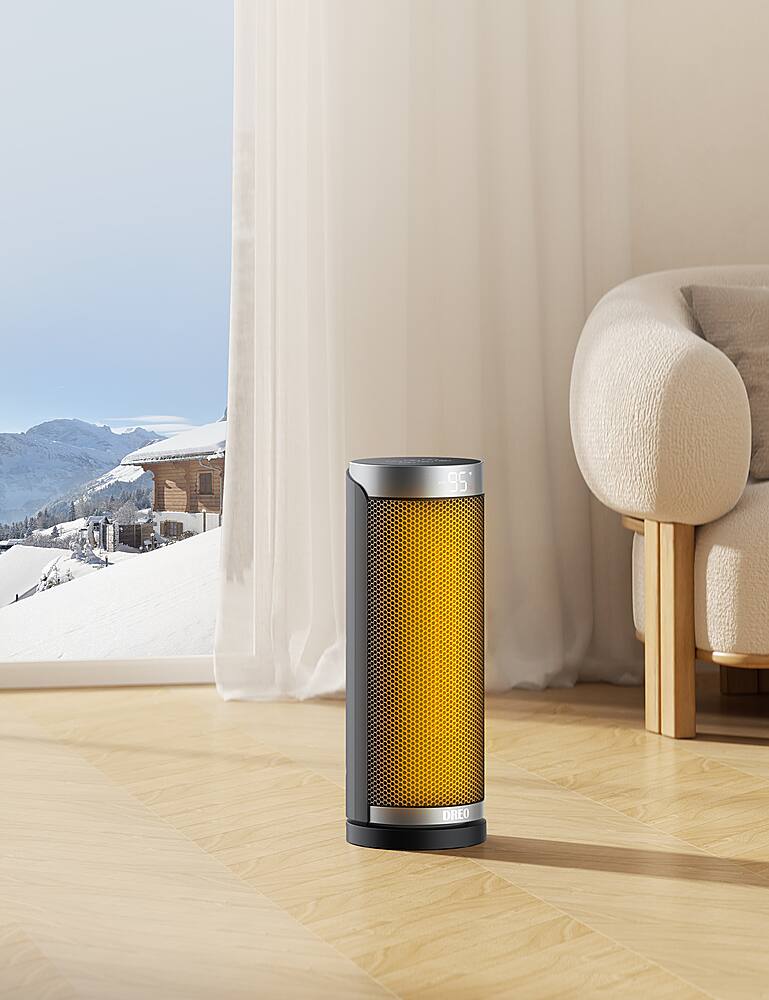Dreo Quiet Portable Electric Heaters with Safety Protection Black