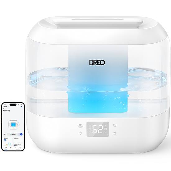 Dreo Ultrasonic 1.06 Gal. Smart Cool Mist Humidifier White DR