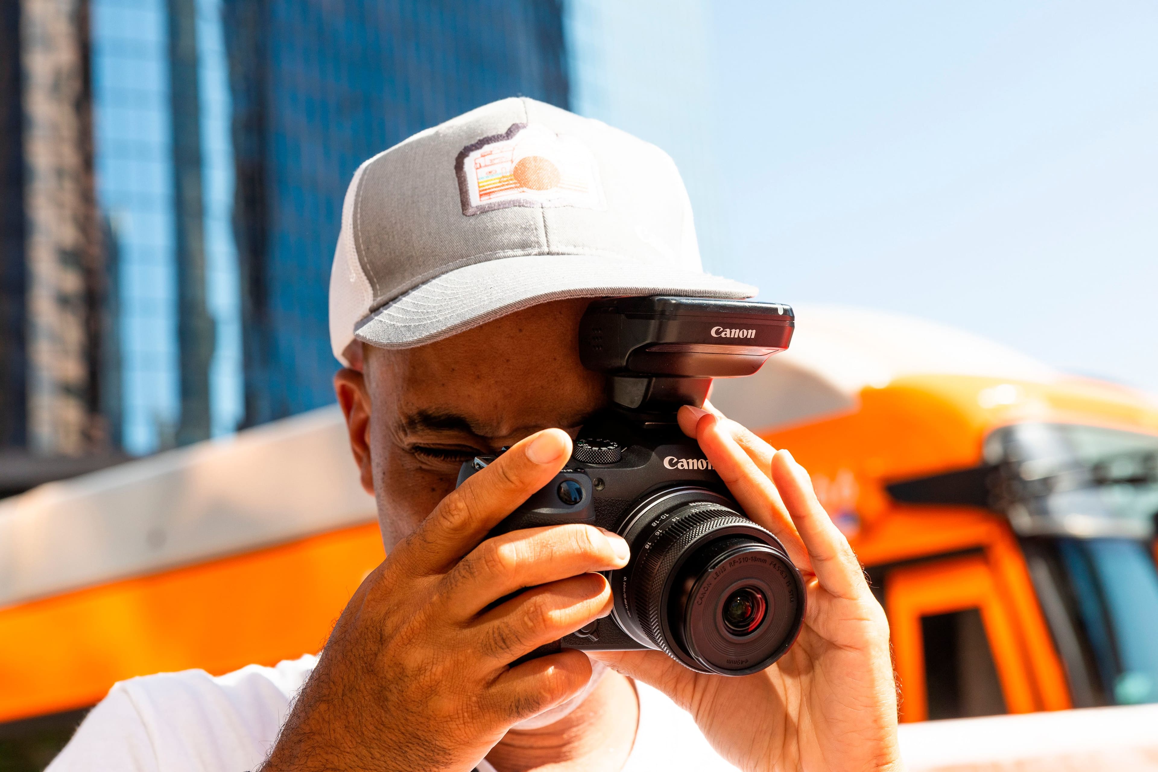 Alt View 15. Canon - RF-S10-18mm F4.5-6.3 IS STM Ultra-Wide Angle Zoom Lens for EOS R-Series Cameras - Black.