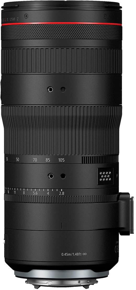 Back. Canon - RF24-105mm F2.8 L IS USM Z Standard Zoom Lens for EOS R-Series Cameras - Black.